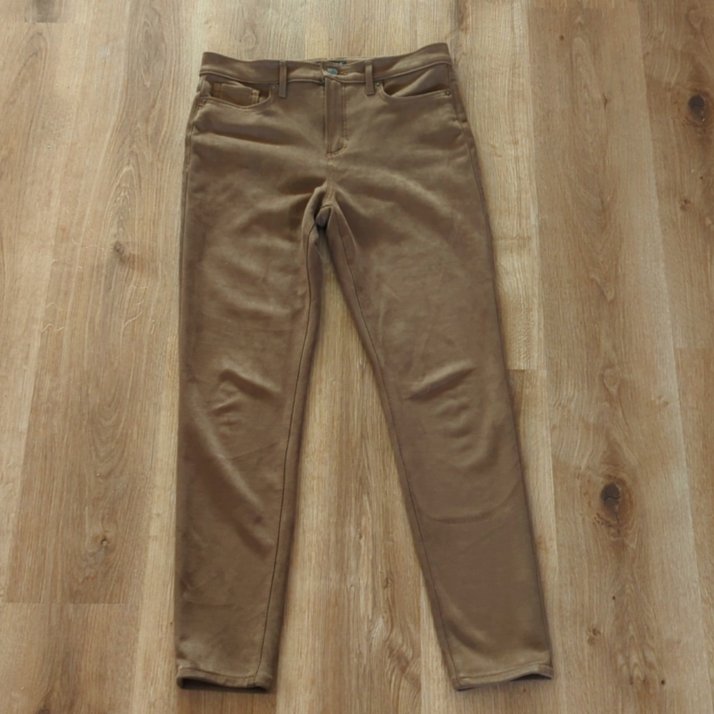 Banana Republic faux suede stretchy pant